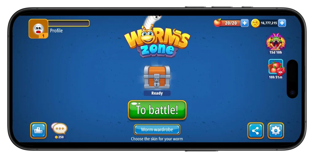 Warm Zone MOD APK 6 For iPhone wormszonemodapk.com